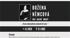 Desktop Screenshot of bozena-nemcova.cz