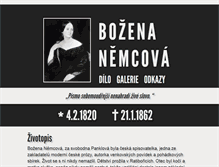 Tablet Screenshot of bozena-nemcova.cz